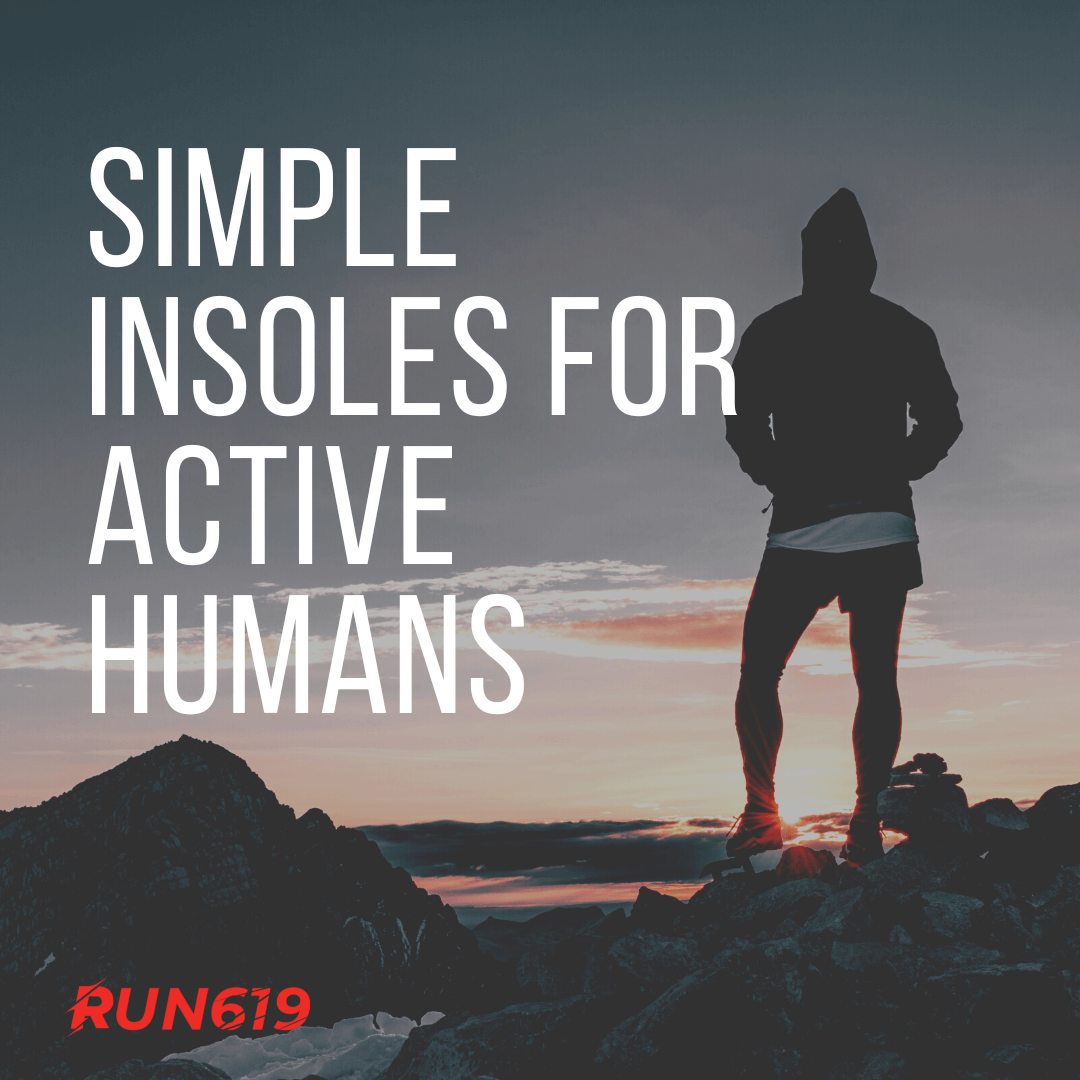Run 619 original thin flat insoles for active humans, perfect for runners and hikers.