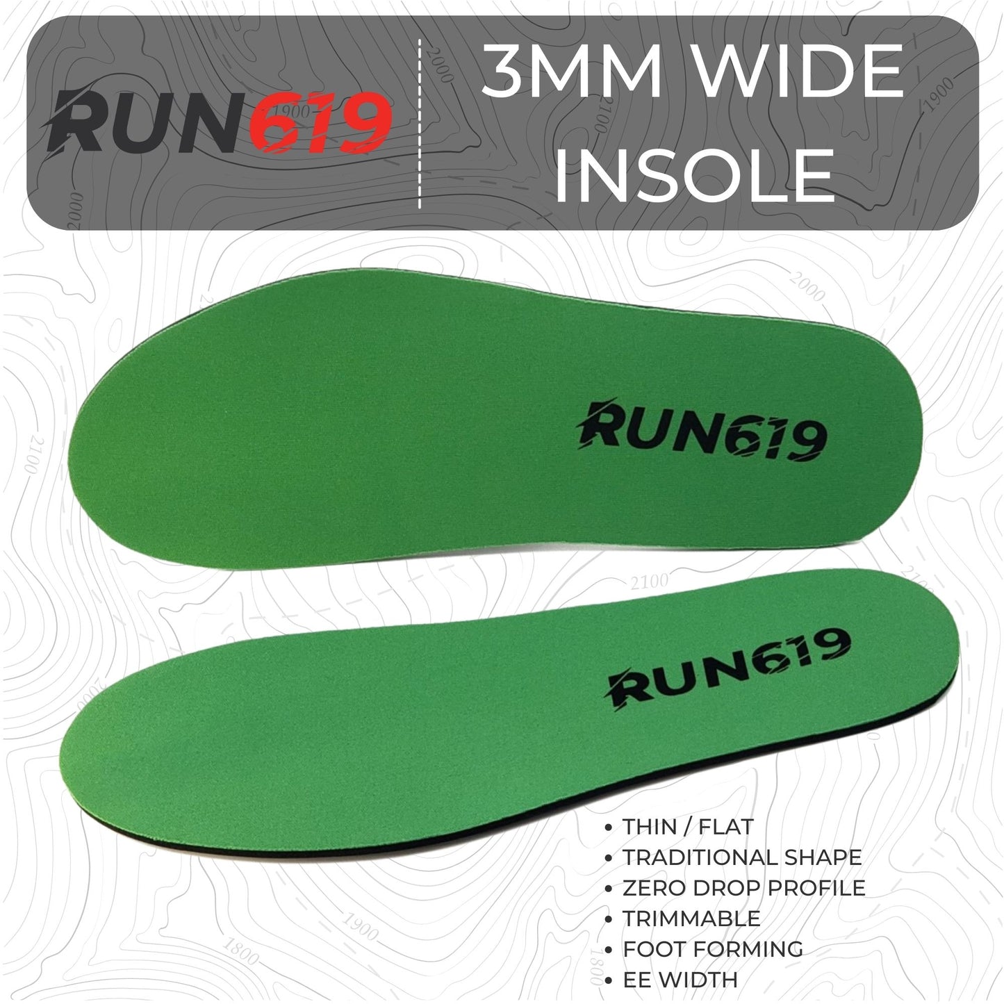 Green insole features