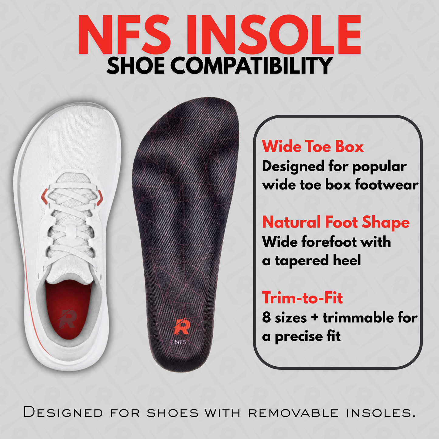 NFS Wide Toe Box Insoles
