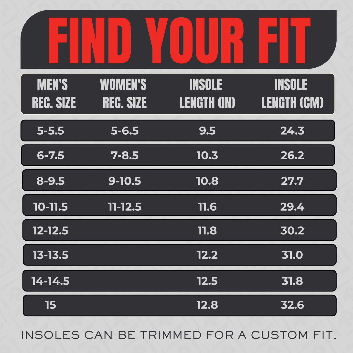 NFS Wide Toe Box Insoles