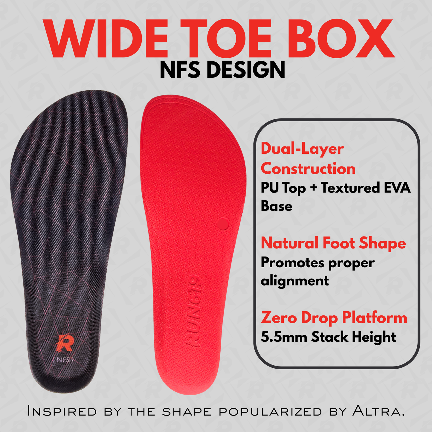 NFS Wide Toe Box Insoles