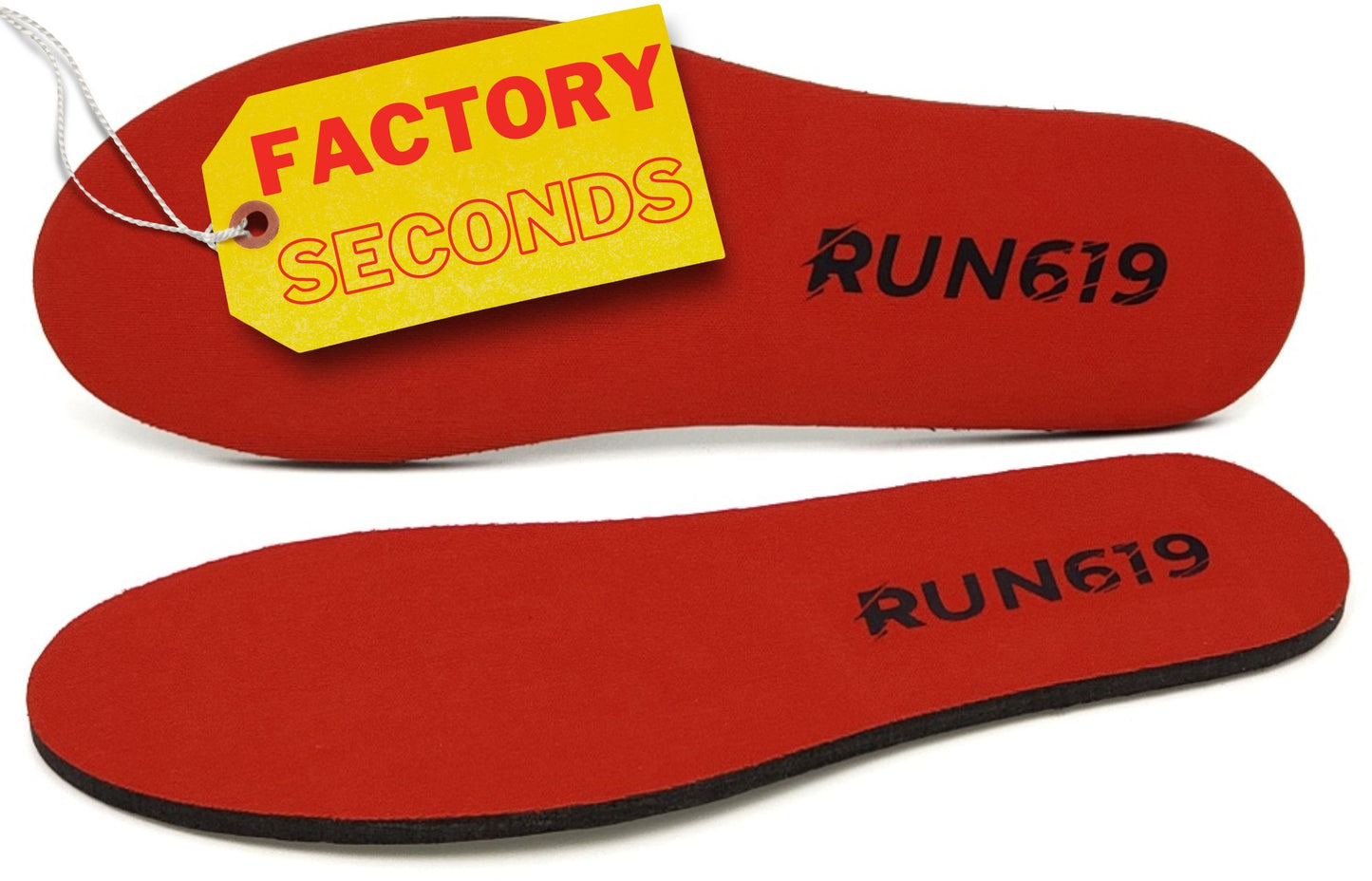 Factory Seconds Red 6mm Run 619 Insoles