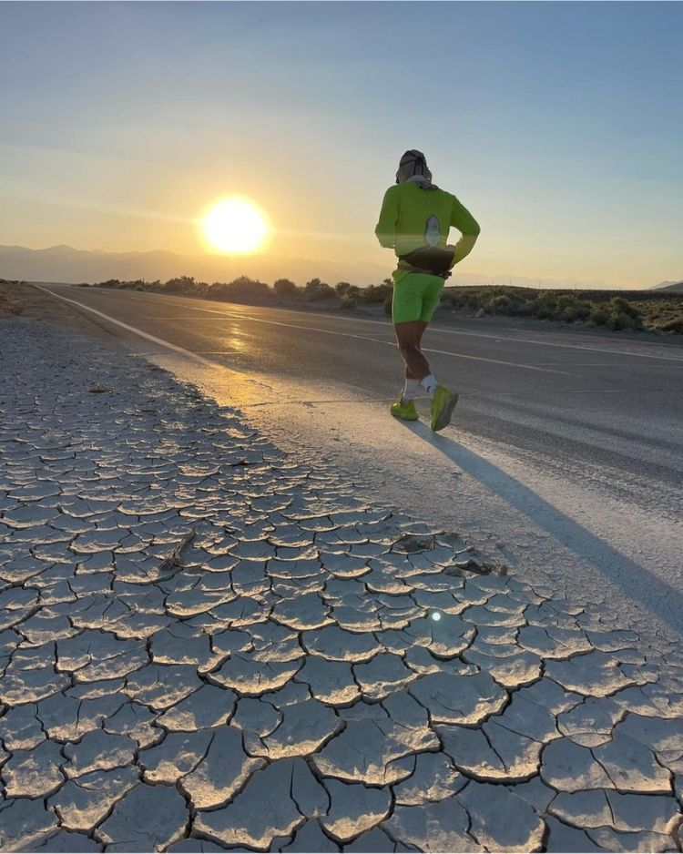 Runner participating in the Badwater 135.