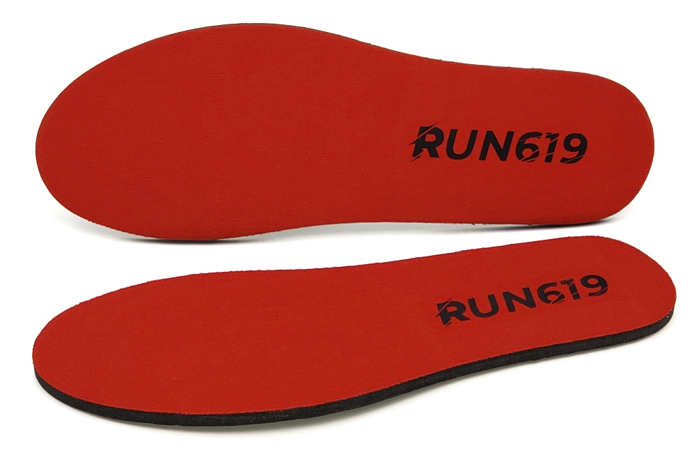 Run 619 Red 6mm insoles