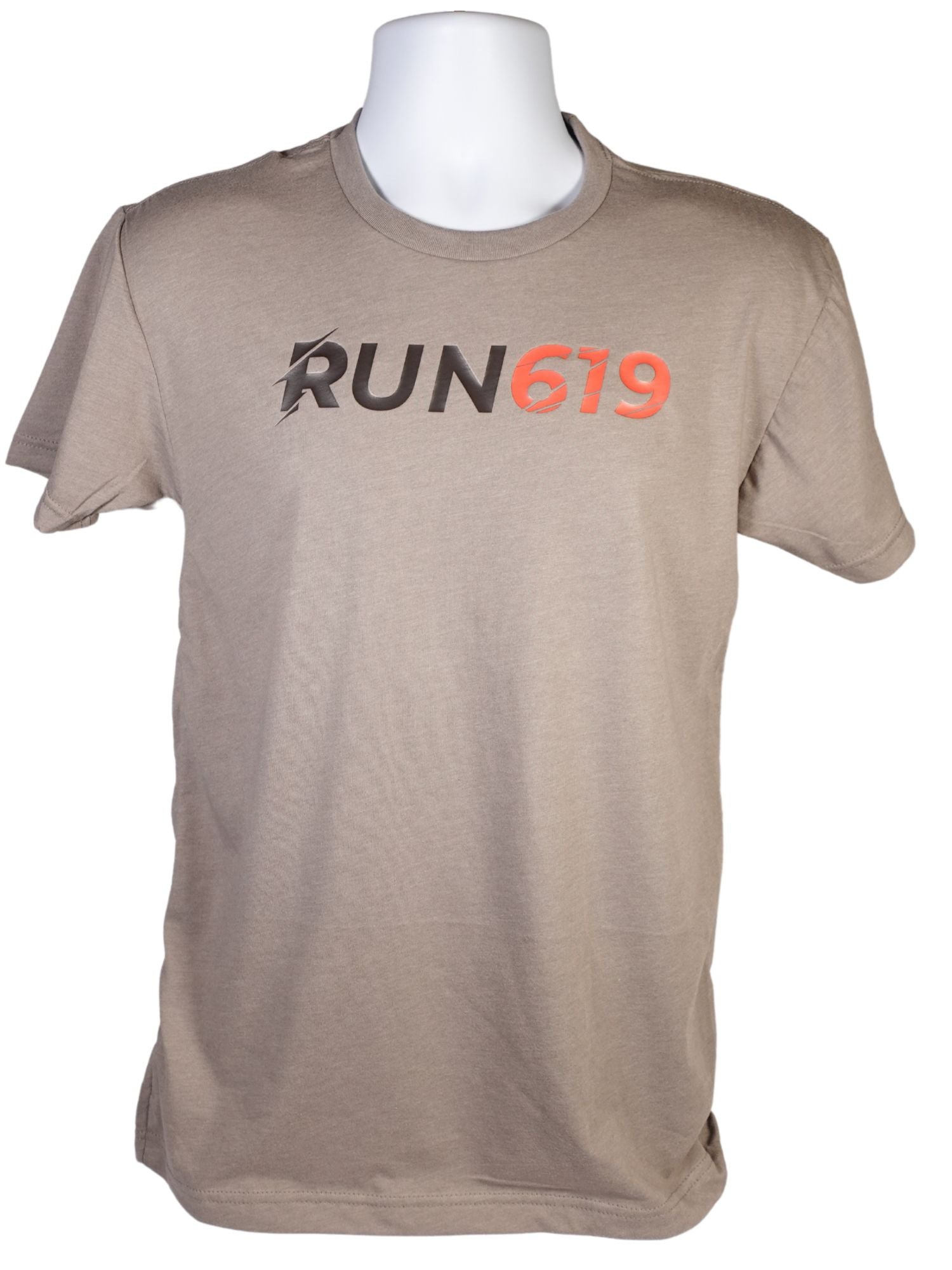 Run 619 Logo T Shirt Gray